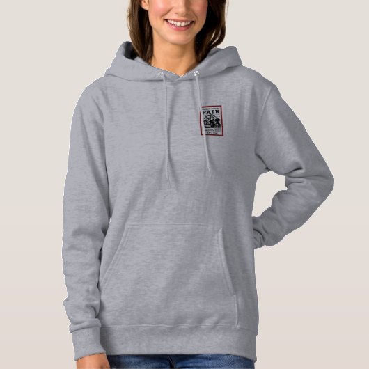 Pull À Capuche Sweat-shirt à capuche gris pour femmes de l'Ag Soc (Devant)