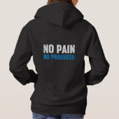 Pull À Capuche Sweat-shirt à capuche No Pain No Progress Vêtement (Dos)