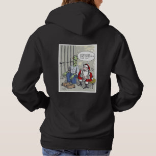 Pull À Capuche Sweat-shirt à capuche noir pour femmes Santa In Ja