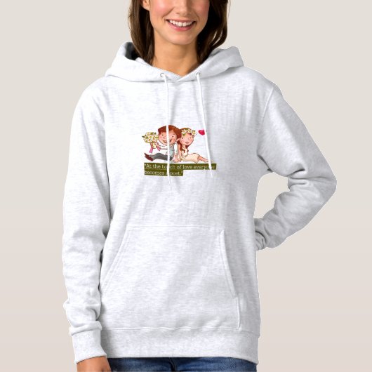 Pull À Capuche Sweat-shirt à capuche pour couple sur le thème de (Devant)