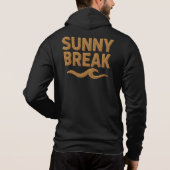 Pull À Capuche Sweat-shirt à capuche zippé pour adulte (Dos)