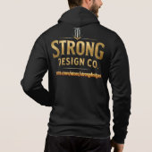 Pull À Capuche Sweat-shirt à capuche zippé pour hommes Strong Des (Dos)