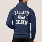 Pull À Capuche Sweat-shirt à fermeture éclair 827 Collegiate (Dos)