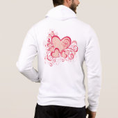 Pull À Capuche Sweat-shirt de la Saint-Valentin (Dos)