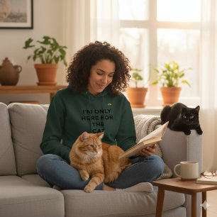 Pull À Capuche Sweat-shirt drôle pour amateur de chats "Je ne s