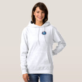 Pull À Capuche Sweat-shirt gris, Guilde artisanale des sorcières (Devant entier)