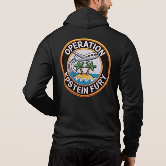 Pull À Capuche Sweat-shirt Opération Epic Fury Anti-Guerre (Dos)