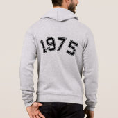 Pull À Capuche Sweater personalized in style college, sweatshirt (Dos)