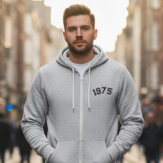 Pull À Capuche Sweater personalized in style college, sweatshirt