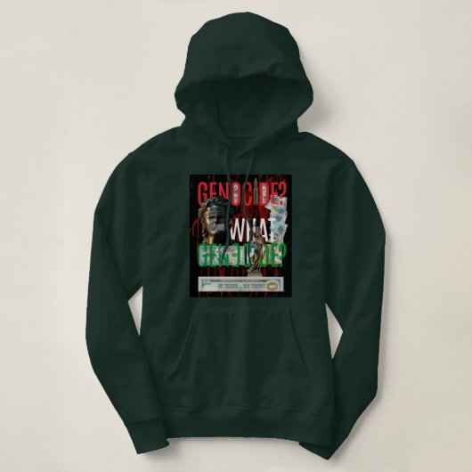 Pull À Capuche Sweats à la Palestine libre| Non au génocide à Gaz (Design devant)
