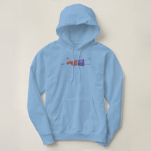 Sweatshirt à capuche avec Joanna volant