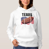 Pull À Capuche Sweatshirt à capuche des femmes du Texas (Devant)