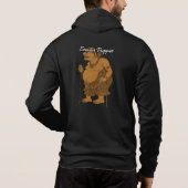 Pull À Capuche Sweatshirt à capuche entièrement zippé pour hommes (Dos)