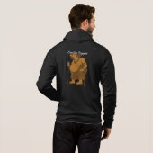 Pull À Capuche Sweatshirt à capuche entièrement zippé pour hommes (Dos entier)