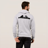 Pull À Capuche Sweatshirt à capuche Unlimiteds drapeaux croisés (Dos entier)