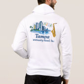 Pull À Capuche Sweatshirt à capuche zipé pour hommes Logo Saxopho (Dos)