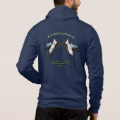 Pull À Capuche Sweatshirt à capuche zippé pour entraînement de ch (Dos)
