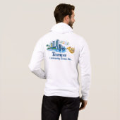 Pull À Capuche Sweatshirt à capuche zippé pour homme avec logo du (Dos entier)
