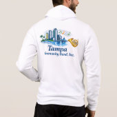 Pull À Capuche Sweatshirt à capuche zippé pour homme avec logo du (Dos)