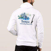 Pull À Capuche Sweatshirt à capuche zippé pour homme avec logo TC (Dos)