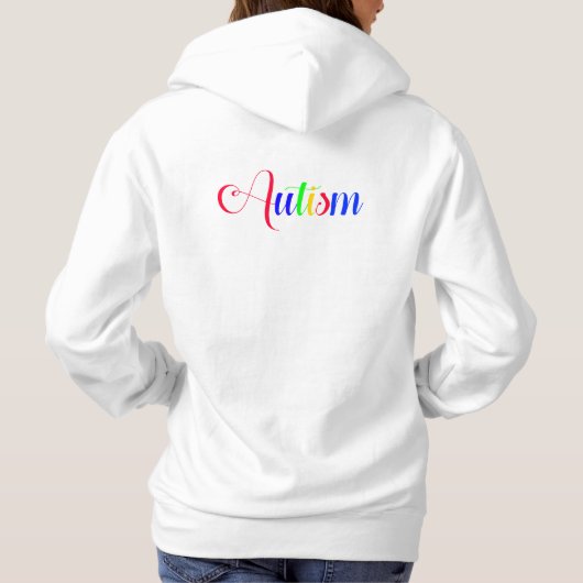 Pull À Capuche sweatshirt à capuchon à double face pour femmes (Dos)