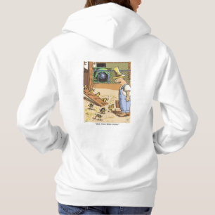 Pull À Capuche Sweatshirt à capuchon blanc de moto