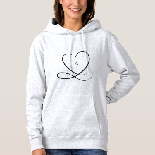 Pull À Capuche Sweatshirt à capuchon de base des femmes de Saint  (Devant)