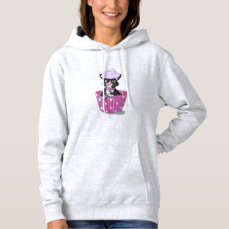 Pull À Capuche Sweatshirt à capuchon de base des femmes de Sebrin