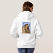 Pull À Capuche Sweatshirt à capuchon de base pour femmes, modèle (Dos entier)