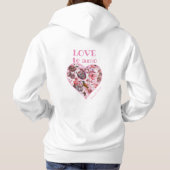 Pull À Capuche Sweatshirt à capuchon de base pour femmes passionn (Dos)
