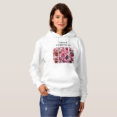 Pull À Capuche Sweatshirt à capuchon de base pour femmes passionn (Devant entier)