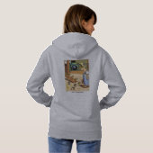 Pull À Capuche Sweatshirt à capuchon gris chez les femmes de Bike (Dos entier)