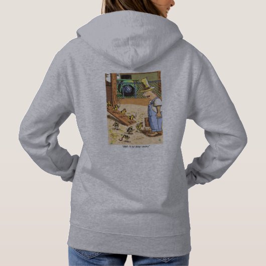 Pull À Capuche Sweatshirt à capuchon gris chez les femmes de Bike (Dos)