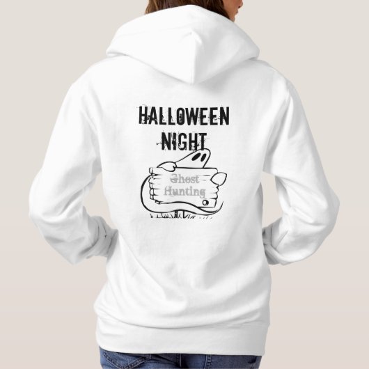 Pull À Capuche Sweatshirt à capuchon pour la chasse aux fantômes (Dos)