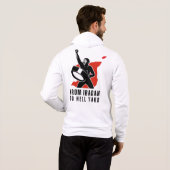 Pull À Capuche Sweatshirt à fermeture éclair FITHY pour hommes (Dos entier)