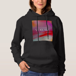 Pull À Capuche Sweatshirt à typographie inspirante