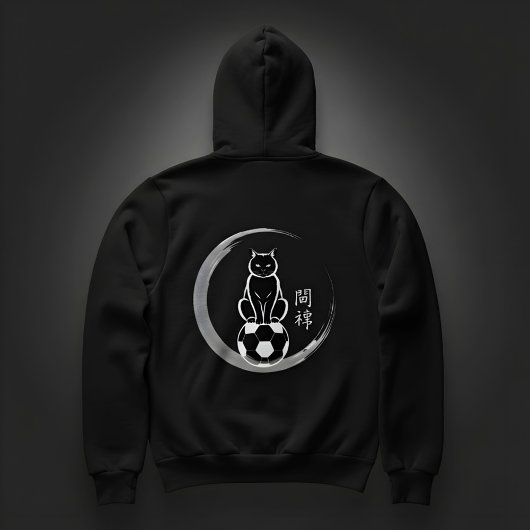 Pull À Capuche Sweatshirt Bold Soccer Cat - Vêtements de rue pour