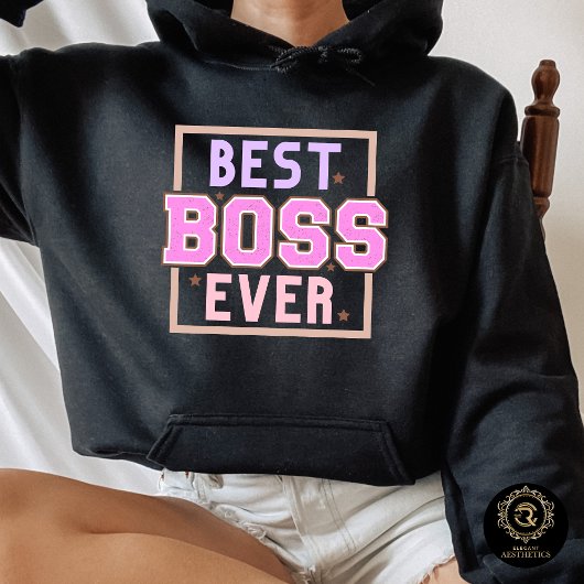 Pull À Capuche Sweatshirt Casual Quotidien – Meilleur Patron Ever