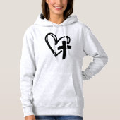 Pull À Capuche Sweatshirt Confiance en Dieu (Devant)