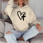 Pull À Capuche Sweatshirt Confiance en Dieu