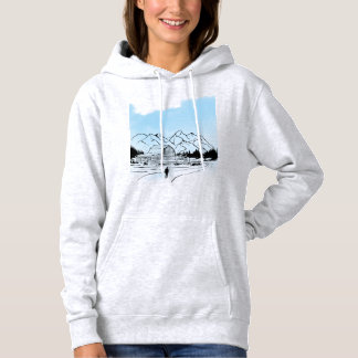 Pull À Capuche Sweatshirt d'aventure minimaliste en montagne d'hi