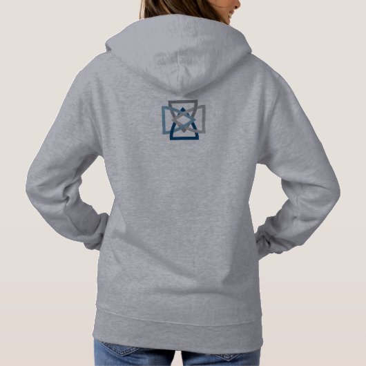 Pull À Capuche Sweatshirt de femmes de TMP (Dos)