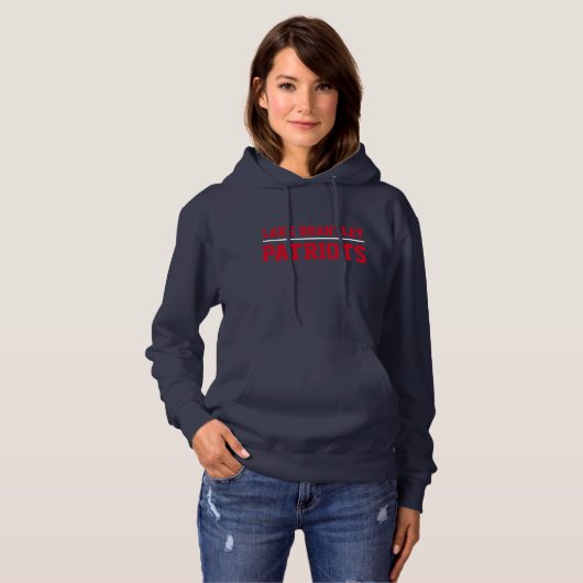 Pull À Capuche Sweatshirt de la marine féminine (Devant entier)