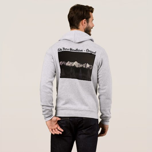 Pull À Capuche Sweatshirt de terrain de jeu Elk Horn (Dos entier)