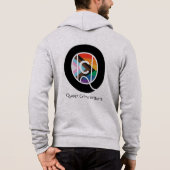 Pull À Capuche Sweatshirt des auteurs de crimes queer (Dos)