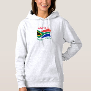 Pull À Capuche Sweatshirt du drapeau sud-africain