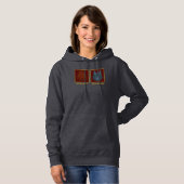 Pull À Capuche Sweatshirt femme Bigfoot & Dogman (Devant entier)
