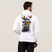 Pull À Capuche Sweatshirt graphique dynamique et élégant (Dos entier)