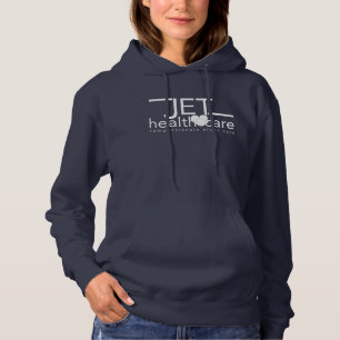 Pull À Capuche Sweatshirt JET Healthcare logo blanc