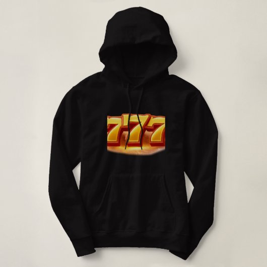 Pull À Capuche Sweatshirt Numéro Ange 777 – Alignement, Chance & (Design devant)